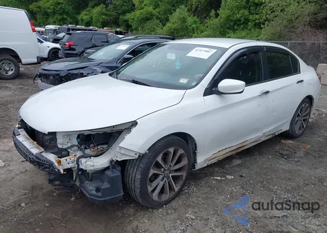 2015 Honda Accord Sport из США, поврежденный, VIN 1HGCR2F50FA088487